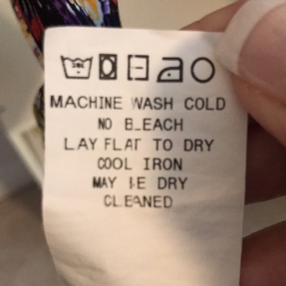 EUC “ABS” GREAT PRINT DRESS. BEAUTIFUL COLORS.SO COMFORTABLE. 3/4 SLEEVES. SZ M - Picture 6 of 6